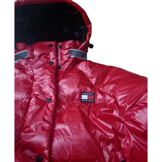 TOMMY HILFIGER ΜΠΟΥΦΑΝ ΚΟΚΚΙΝΟ ΓΥΝΑΙΚΕΙΟ TOMMY HILFIGER ΜΠΟΥΦΑΝ ΚΟΚΚΙΝΟ ΓΥΝΑΙΚΕΙΟ