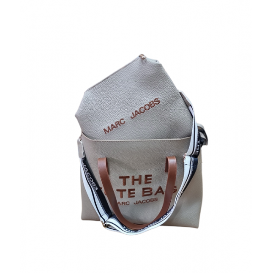 MARC JACOBS ΤΣΑΝΤΑ ΜΠΕΖ ΔΙΠΛΗ MARC JACOBS ΤΣΑΝΤΑ ΜΠΕΖ ΔΙΠΛΗ
