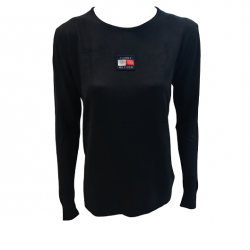 Tommy Hilfiger Πλεκτη Μπλουζα Μαυρη