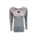 TOMMY HILFIGER ΠΛΕΚΤΗ ΜΠΛΟΥΖΑ ΓΚΡΙ TOMMY HILFIGER ΠΛΕΚΤΗ ΜΠΛΟΥΖΑ ΓΚΡΙ