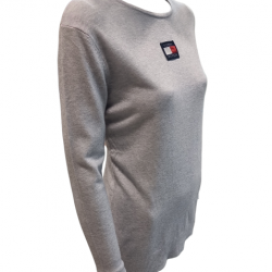 TOMMY HILFIGER ΠΛΕΚΤΗ ΜΠΛΟΥΖΑ ΓΚΡΙ